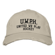 UNITED WE PLAY™ HOCKEY embroidered hats by UnitedWeCollection UNITED WE PLAY™ HOCKEY embroidered hats