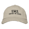 UNITED WE SKATE™ Embroidered Hat embroidered hats by UnitedWeCollection UNITED WE SKATE™ Embroidered Hat embroidered hats