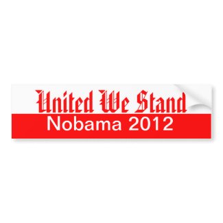 United We Stand bumpersticker