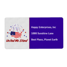 United We Stand Custom Shipping Labels