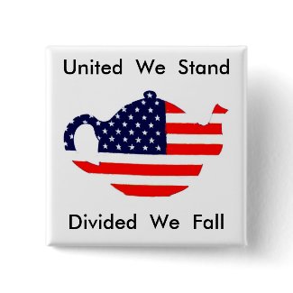 United We Stand Divided We Fall Button button