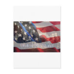United We Stand Flag with Founding Fathers postcards