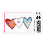 United We Stand Hearts Stamp