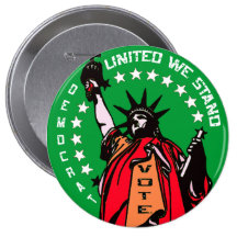 UNITED WE STAND PINBACK BUTTONS