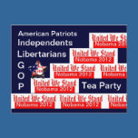 United We Stand postcards