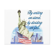United We Stand Post Card