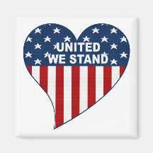 United We Stand Refrigerator Magnets