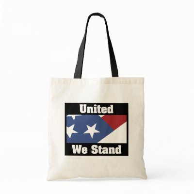 United We Stand totebag by patriotic_tshirts