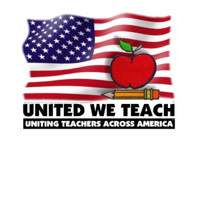 UNITED WE TEACH™  Ladies Long Sleeve (Fitted) Shirt by UnitedWeCollection
