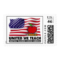 UNITED WE TEACH™  POSTAGE STAMP