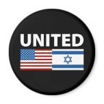 United with Israel Magnet