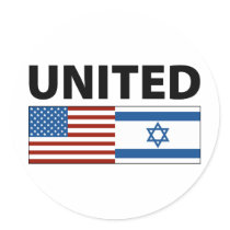 United with Israel stickers