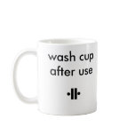 Unity2, Unity5, clean as you go !, wash cup aft... Coffee Mug