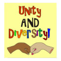 UNITY AND DIVERSITY Poster posters