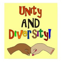 UNITY AND DIVERSITY Poster posters