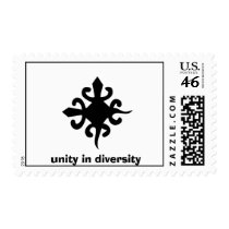 Unity and Diversity Symbol, unity in diversity postage by cartabelladesigns Unity and Diversity Symbol, unity in diversity postage