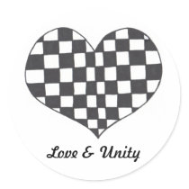 Unity Heart Stickers