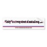 Unity is a 2-way street bumper sticker