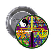 Unity Spiritual Symbols Buttons
