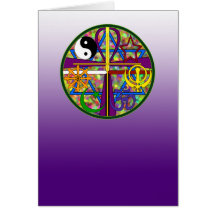 Unity Spiritual Symbols Greeting Cards