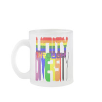 Unity through Diversity Frosted Mug by pharrisart Unity through Diversity Frosted Mug