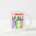 Unity through Diversity Frosted Mug mug