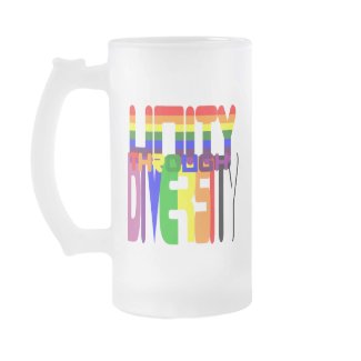Unity through Diversity Frosted Mug