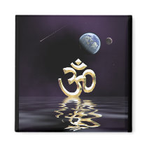 Universal Aum Fridge Magnets
