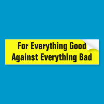 Universal Bumper Sticker bumper stickers