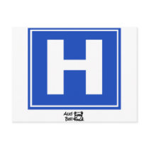 Universal hospital sign post cards