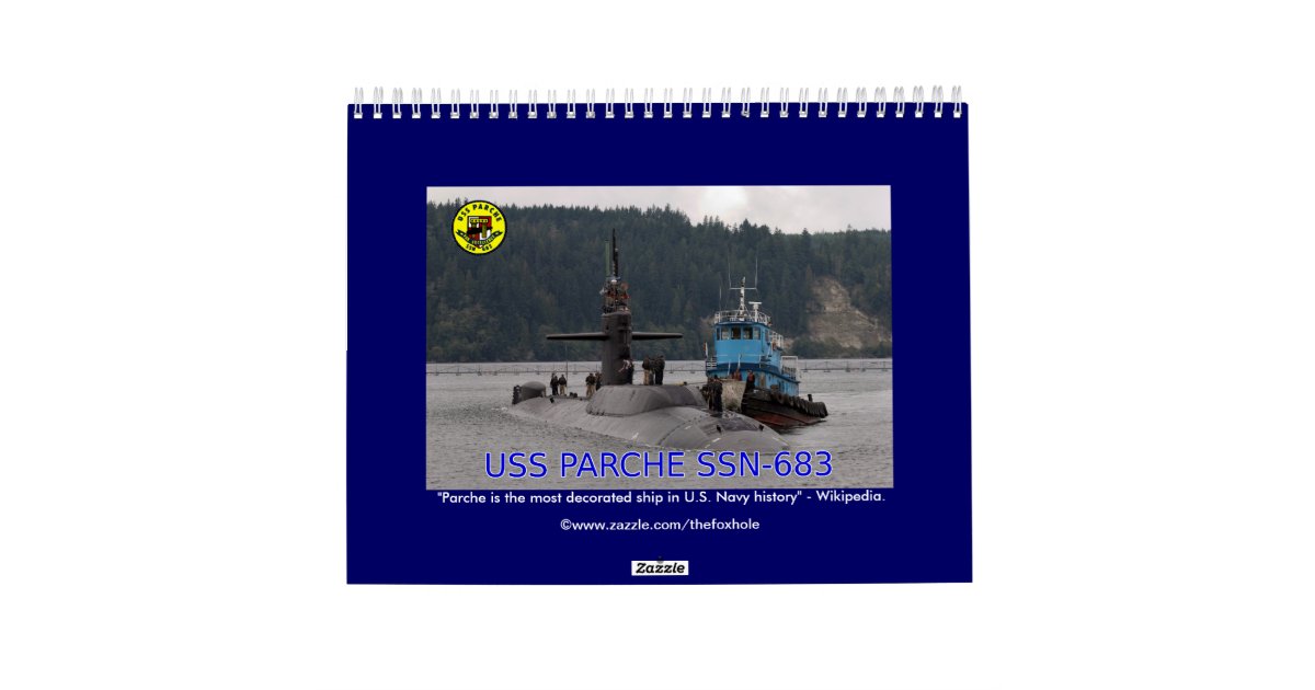 Universal Navy Submarine Calendar Zazzle