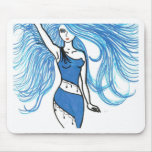 Universe Goddess Mouse Pad