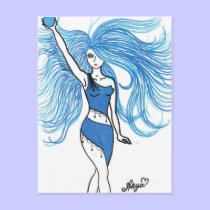 Universe Goddess postcards