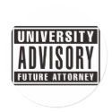 University Advisory Future Attorney stickers by visualnewbie University Advisory Future Attorney stickers