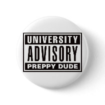 University Advisory Preppy Dude buttons by visualnewbie University Advisory Preppy Dude buttons