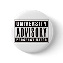 University Advisory Procrastinator buttons