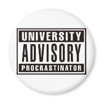 University Advisory Procrastinator magnets