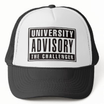 University Advisory The Challenger hats by visualnewbie University Advisory The Challenger hats