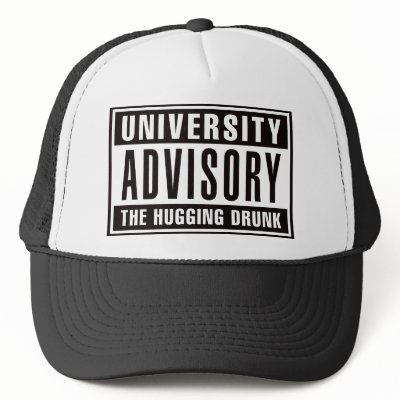 University Advisory The Hugging Drunk Mesh Hats by visualnewbie
