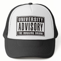 University Advisory The Hugging Drunk hats by visualnewbie University Advisory The Hugging Drunk hats