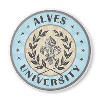 University Alves Light Blue Magnets