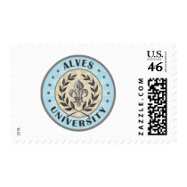 University Alves Light Blue Postage Stamps