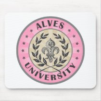 University Alves Pink Mouse Mats