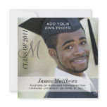 University Graduation Photo Monogram Announcements