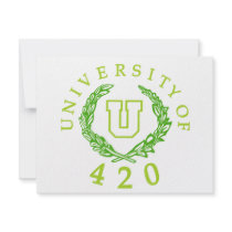 University of 420 invitations by captainjoekickass University of 420 invitations