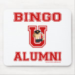 University Of Bingo character in letter mouse pad mousepads