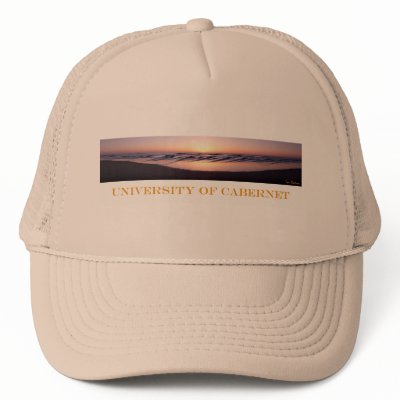 University of Cabernet Trucker Hat by susutom