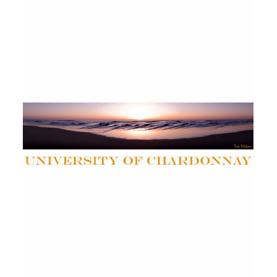 University of Chardonnay T Shirts by susutom