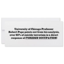 University of Chicago Professor Robert Pape Invite