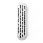 University of Chicago Professor Robert Pape Skateboards